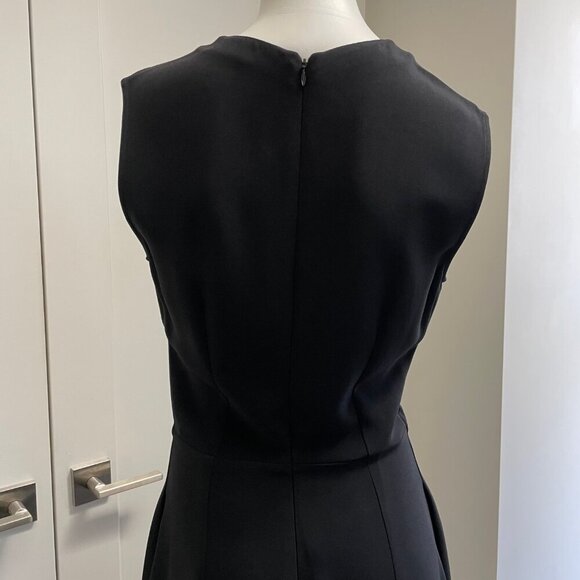 Stella McCartney Designer Slvless Midi Dress Silver Metal Hardware Black Sz 42 - Picture 8 of 14